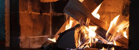 Brennstoffe im Kamin