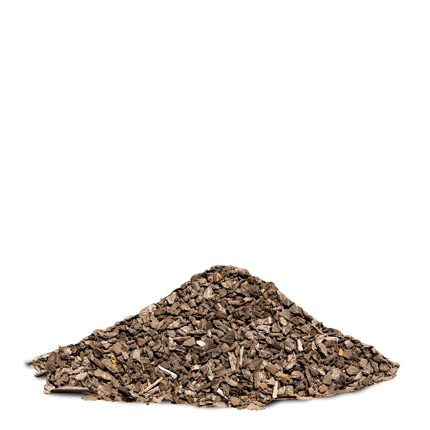 MUA60 Rindenmulch Kiefer Fein Haufen