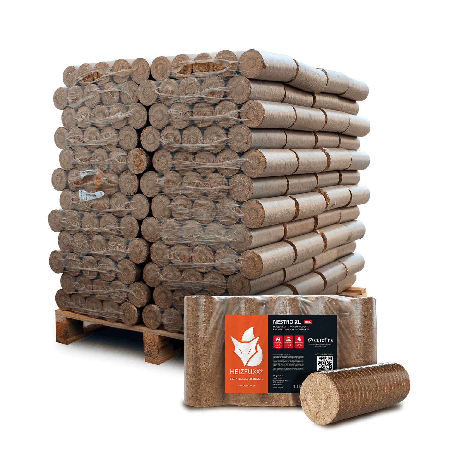 BNA10 Nestro XL Red Hartholz 96er Palette gebinde