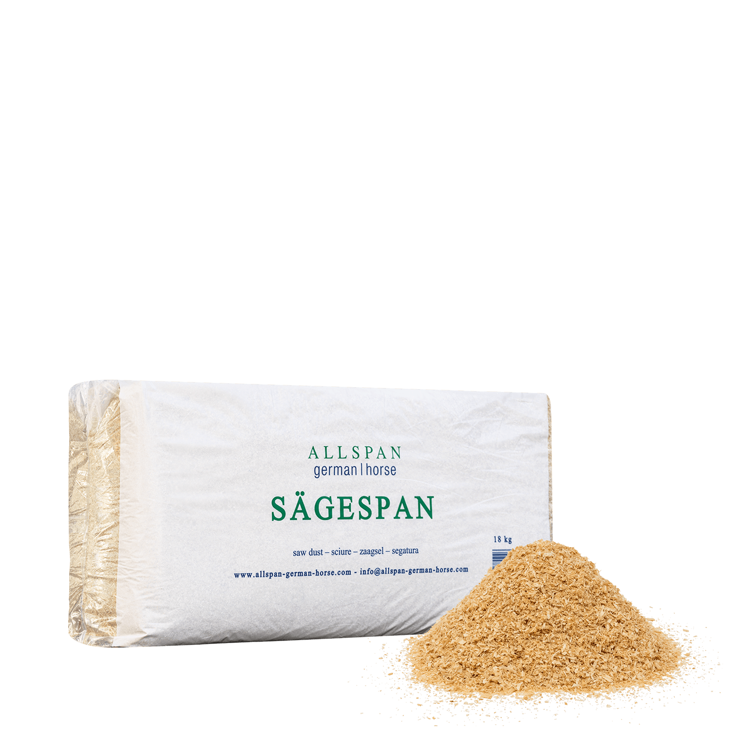 EAD18 saegespaene Verpackung Haufen