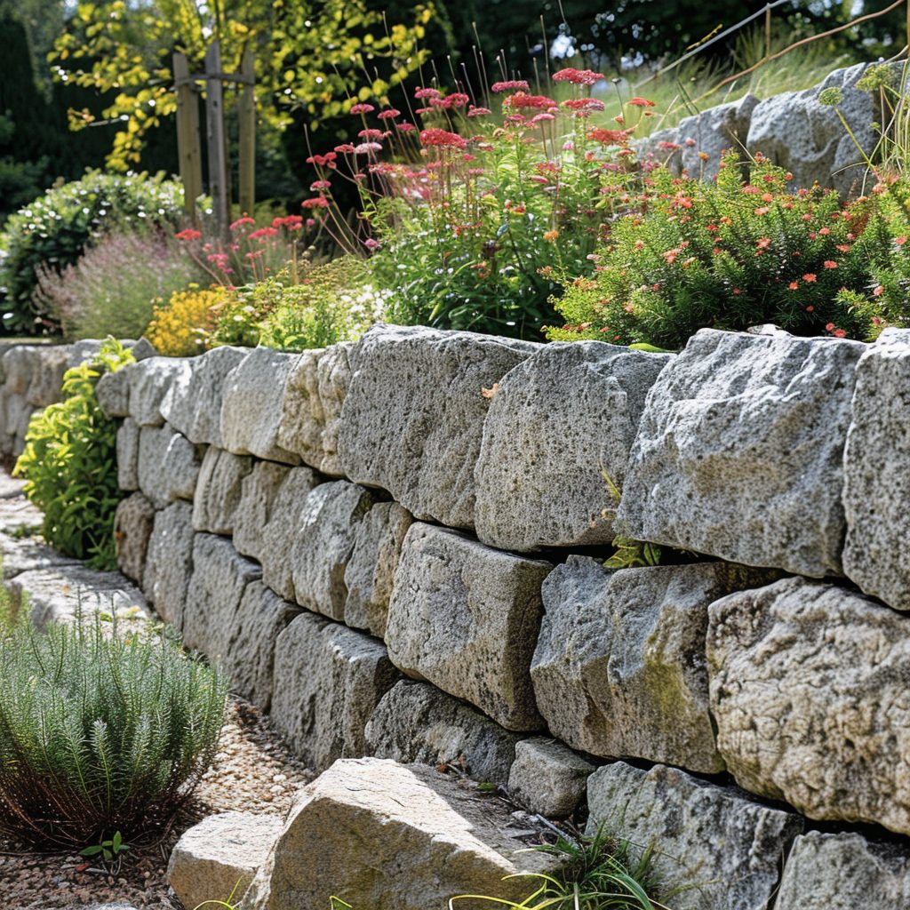 GMS10 Mauerstein Granit Anwendung KI