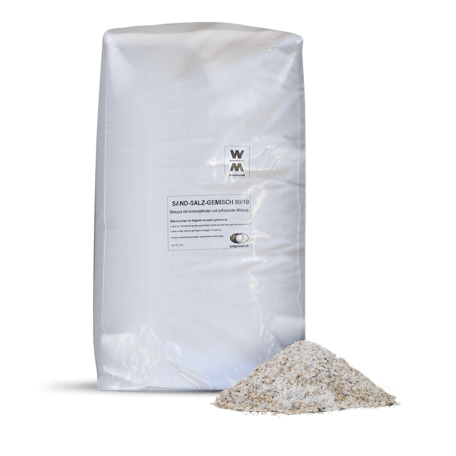 QSS25 Sand Salz Gemisch Verpackung Haufen rechts