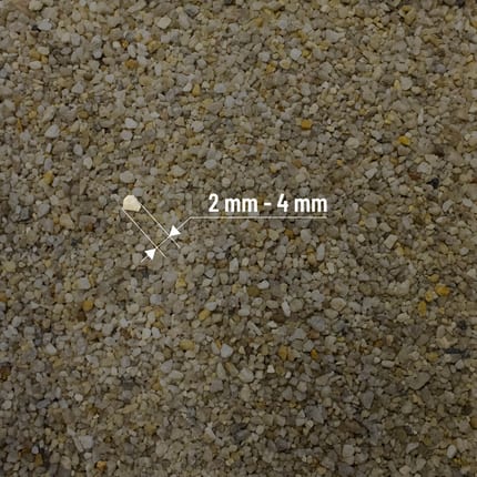 FSK50 Fallschutzkies Textur Abmessung