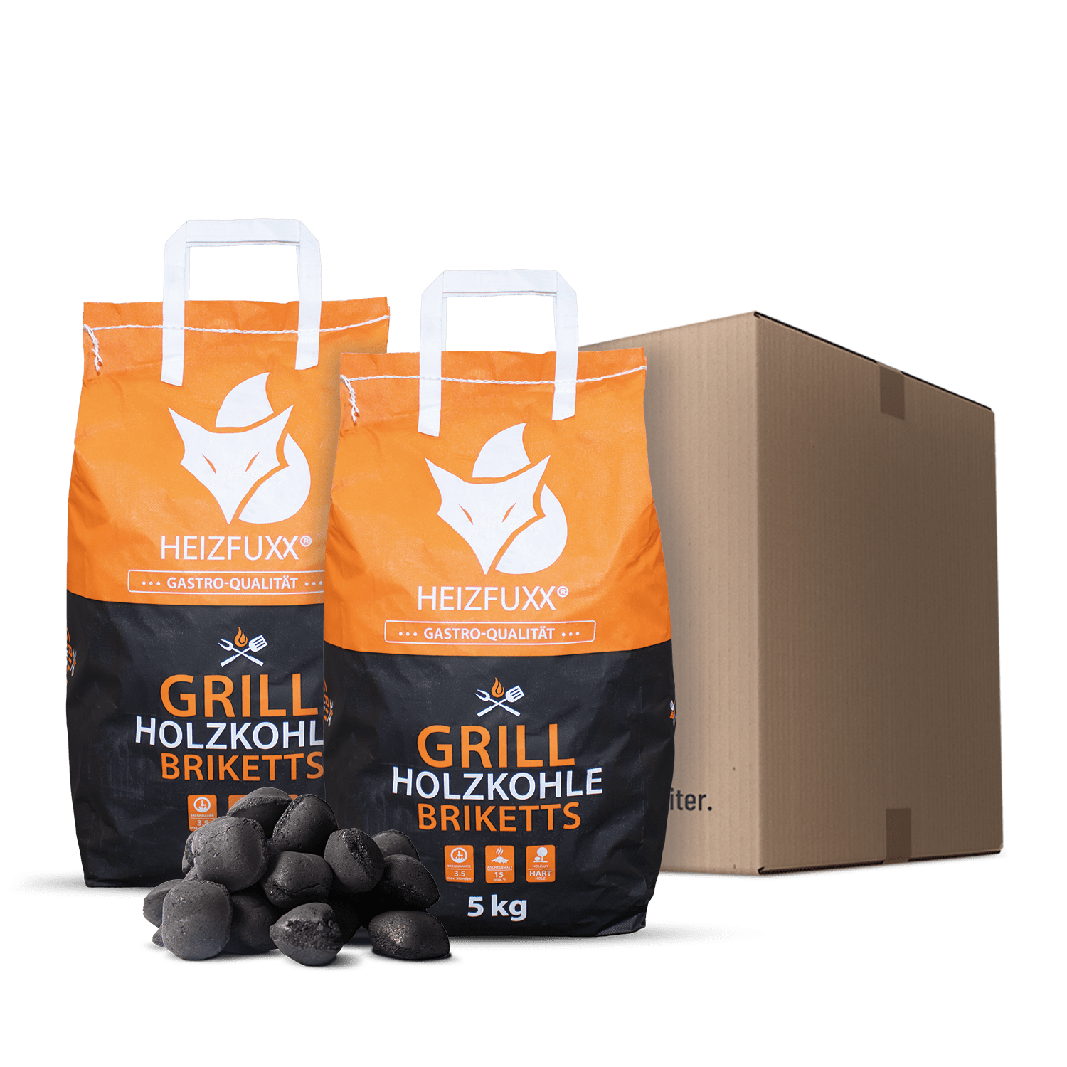 SGA05 Gillholzkohlebriketts 5kg 2er Paket min