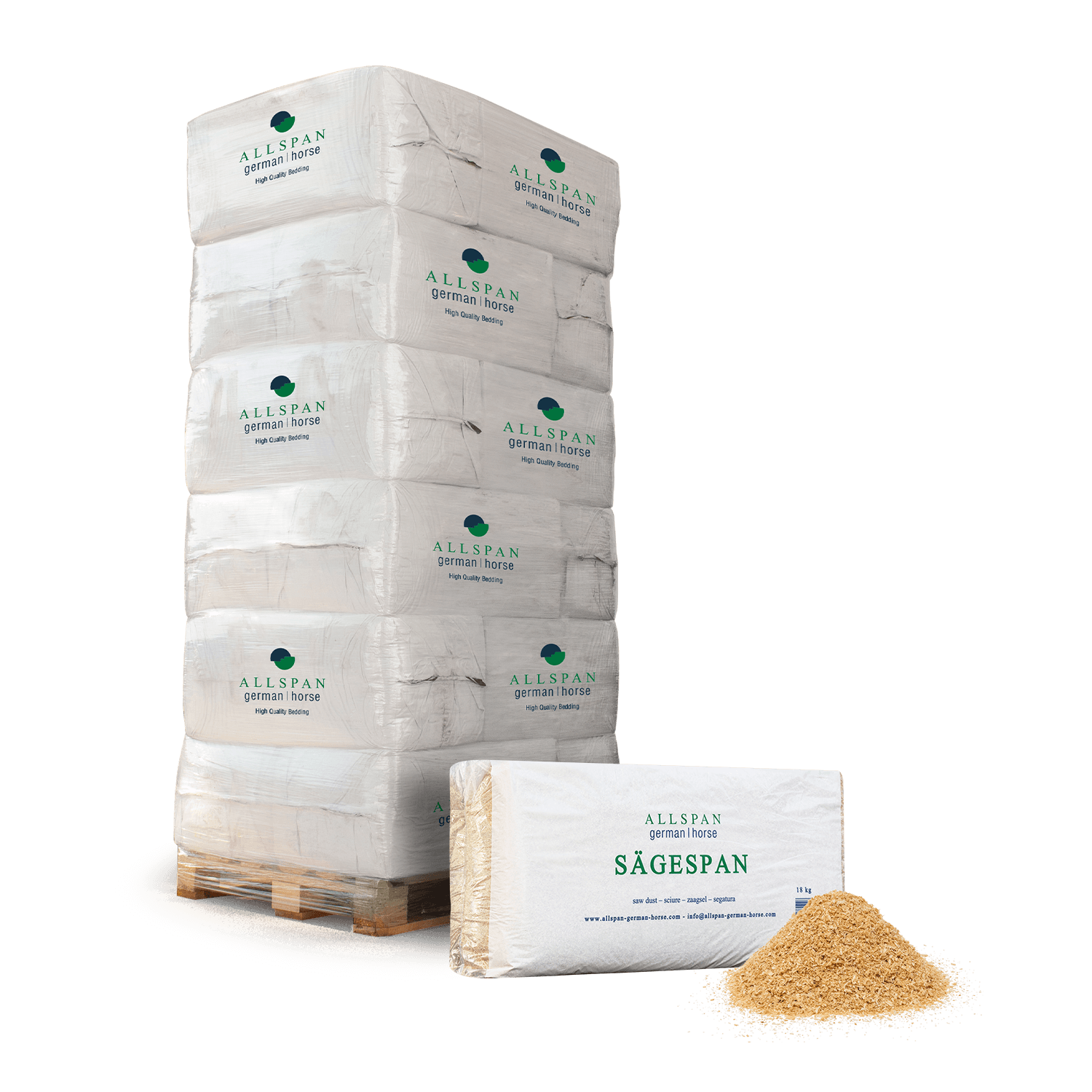 EAD18 saegespaene Palette Verpackung