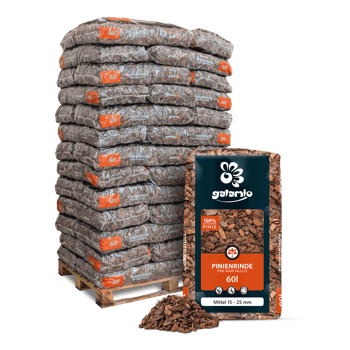 MPB60 Pinienrinde Mittel 36er Paletten Verpackung