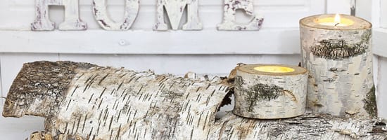 Birkenrinde dekoration 1