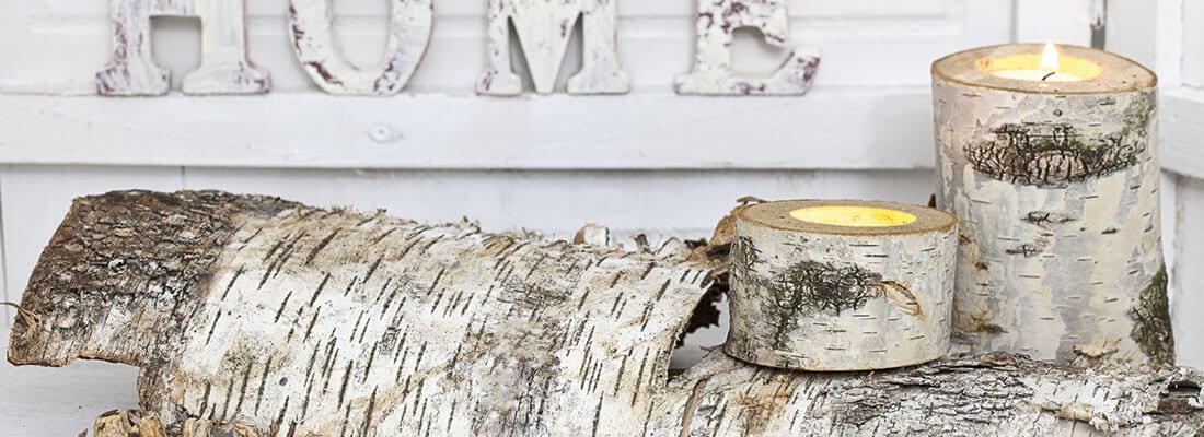 Birkenrinde dekoration 1