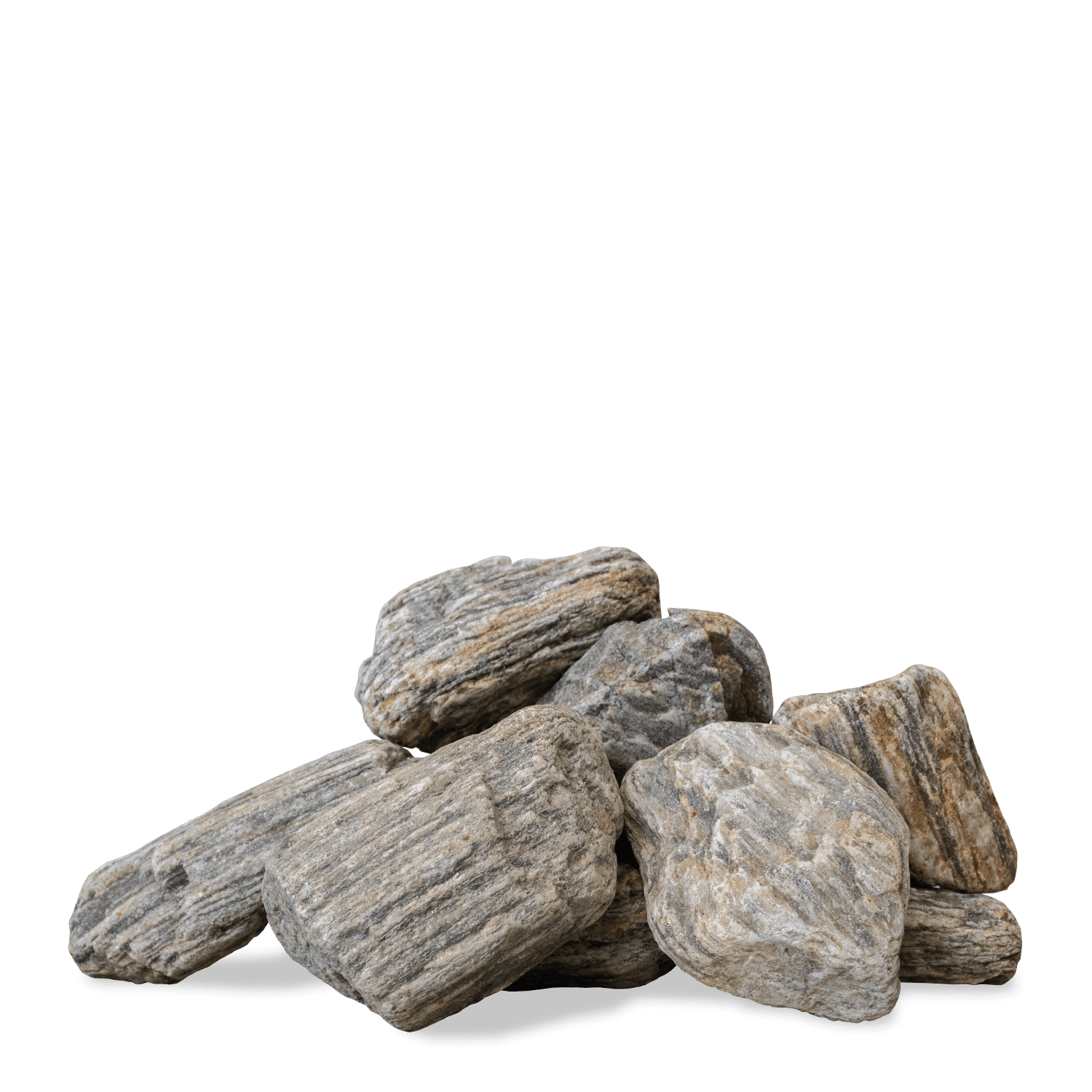 GKC10 Schotter kaschiert getrommelt Haufen