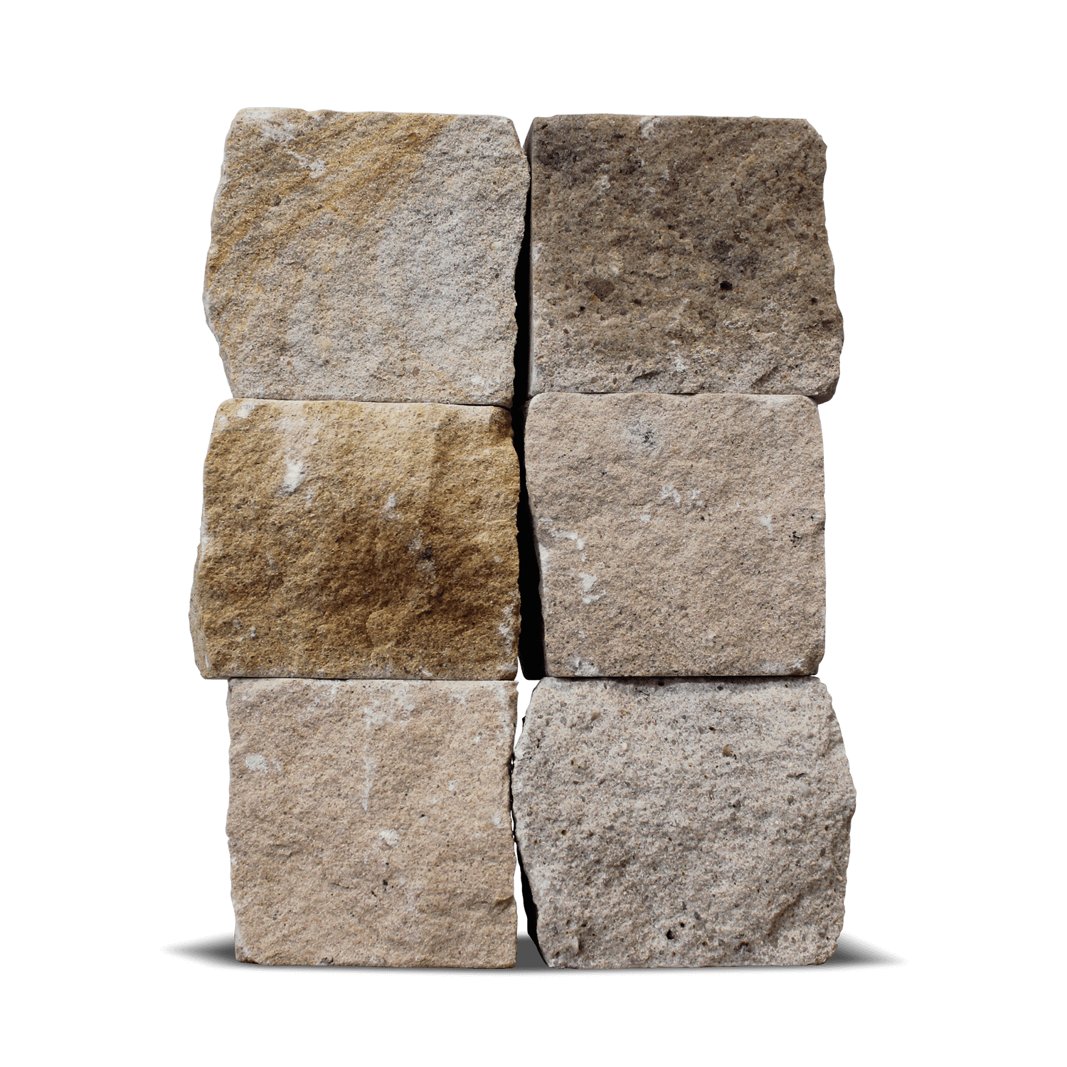 SSP10 Plastersteine Sandstein 15 17 6er reihe