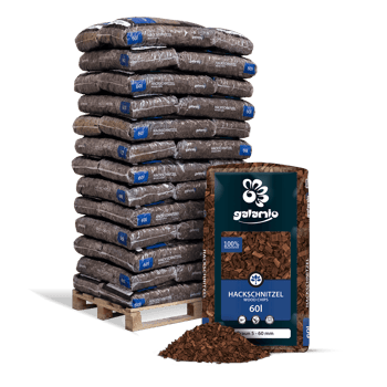 MHB60 hackschnitzel Braun 36er Palette Verpackung