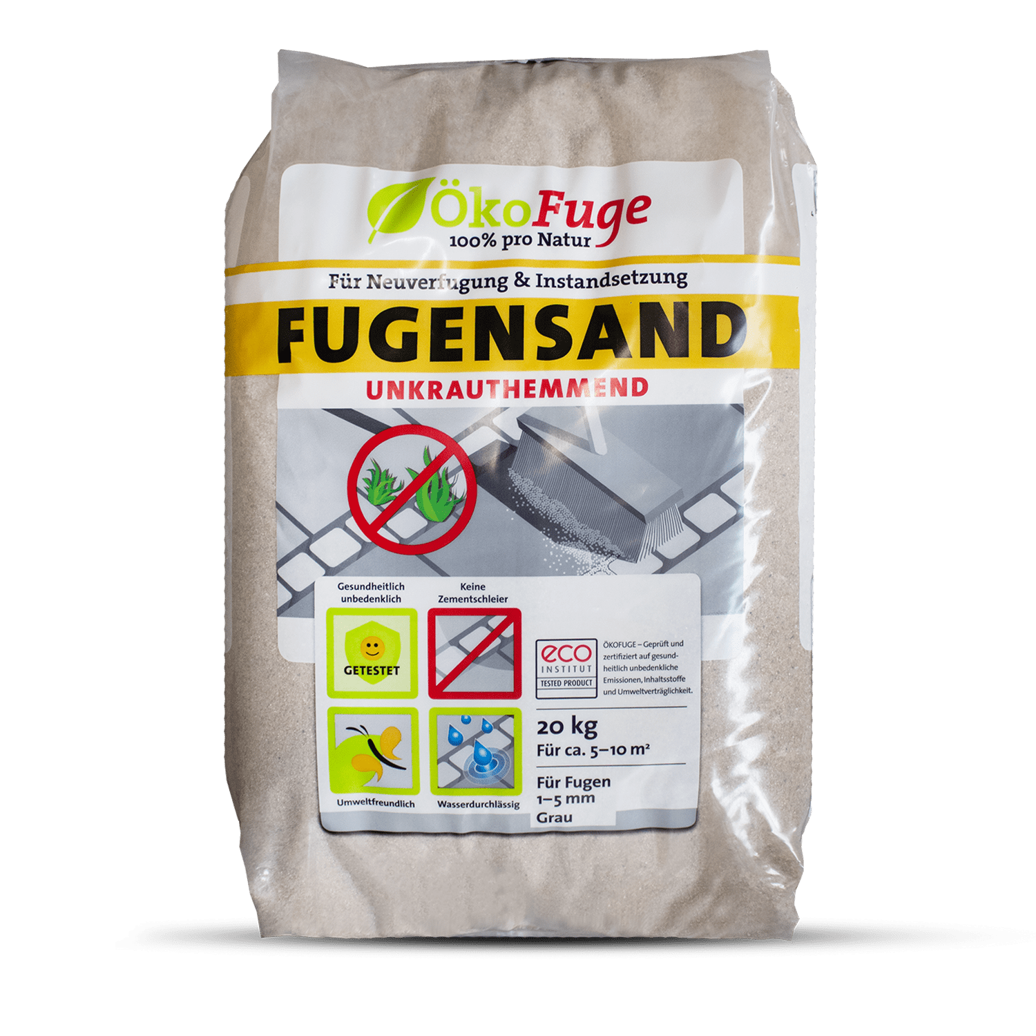 FSG20 Fugensand Grau Verpackung liegend