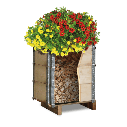 ZHC04 Hochbeet Gartentraum Schichten