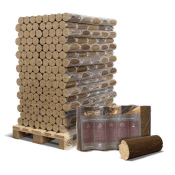 BPB06 Pollmeier Premium Buchenholz 6kg 160er Palette Gebinde