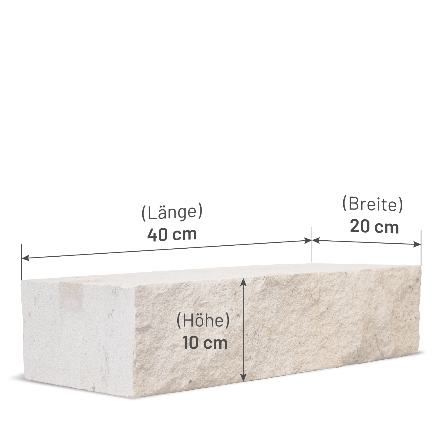 SSR10 Randsteine Sandstein 0 Stein Abmessung