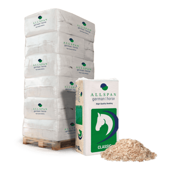 EAC24 Holzspaene Classic Palette Verpackung