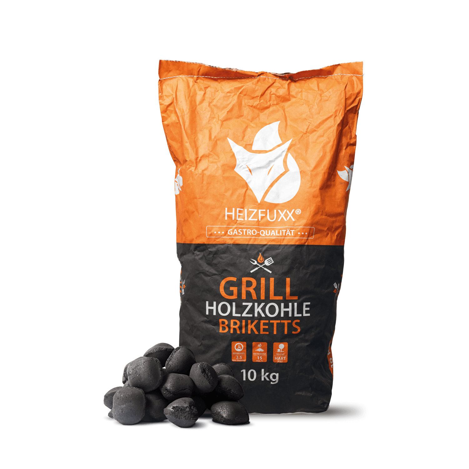 SGA10 Gillholzkohlebriketts Verpackung Haufen2