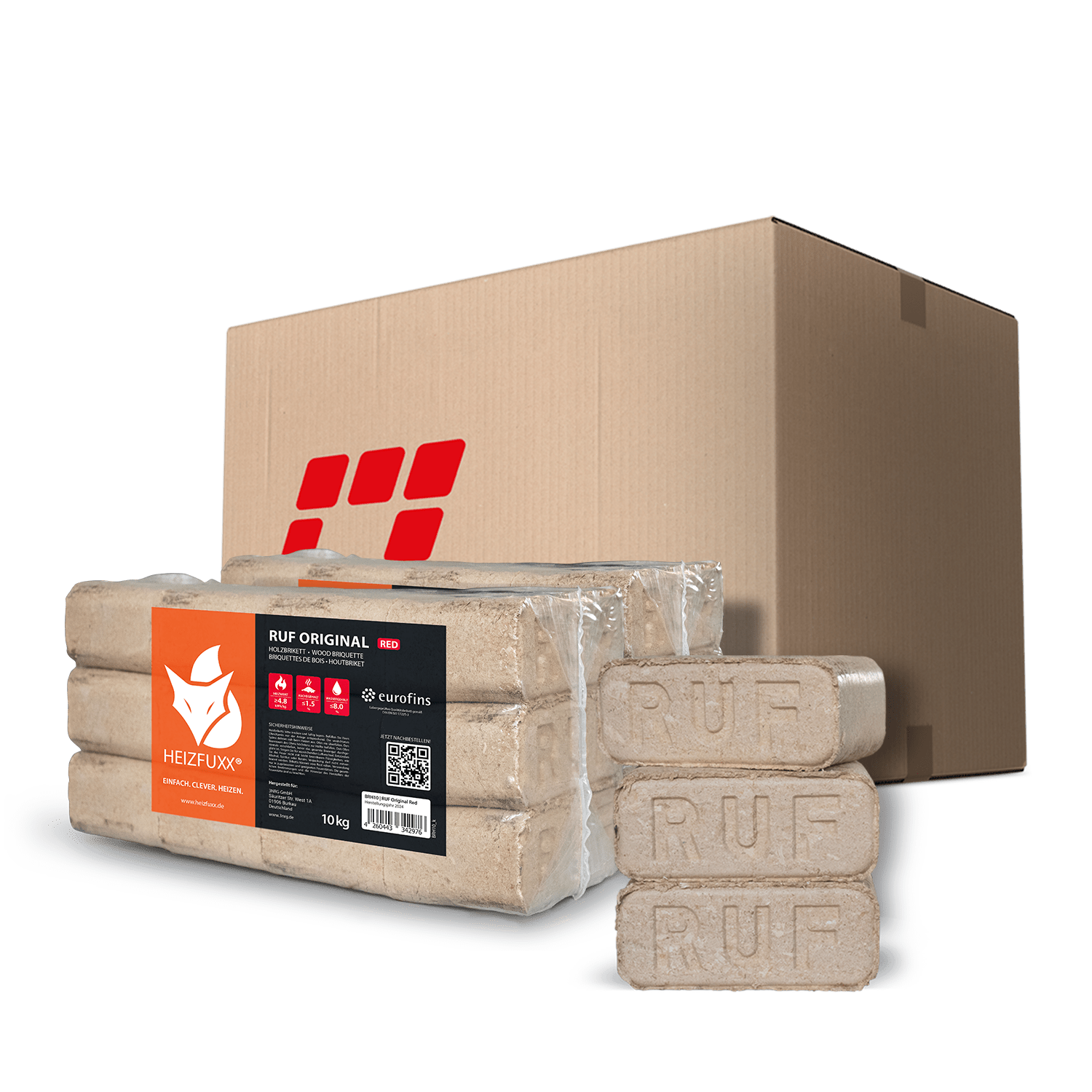 BRH10 RUF Hartholz Original 2er Paket