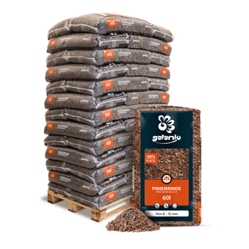 MPA60 Pinienrinde Fein 39er Palette Verpackung