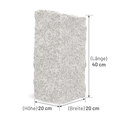 GMS10 mauersteine granit 0 abmessung