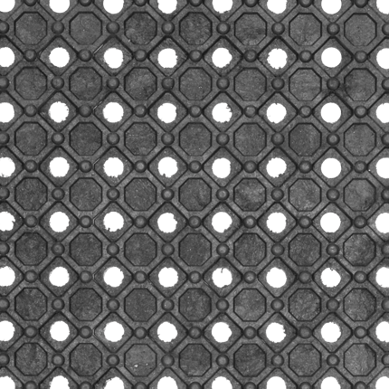 RMO4001 Bodenmatte gelocht Textur oben