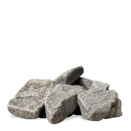 GKA10 Schotter grau getrommelt Haufen