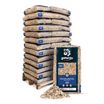 FHN60 Holzhackschnitzel Fallschutz 39er Palette Verpackung