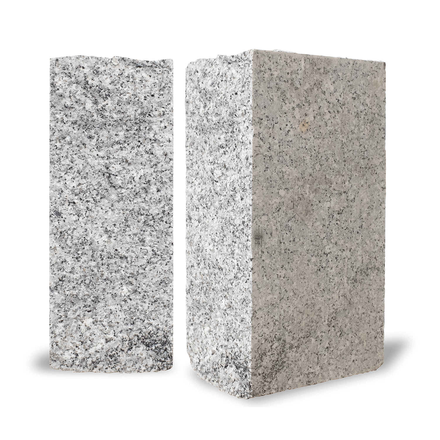 GRG10 Granit Mauerstein 0 gesaegt gebrochen 2steine hochkant