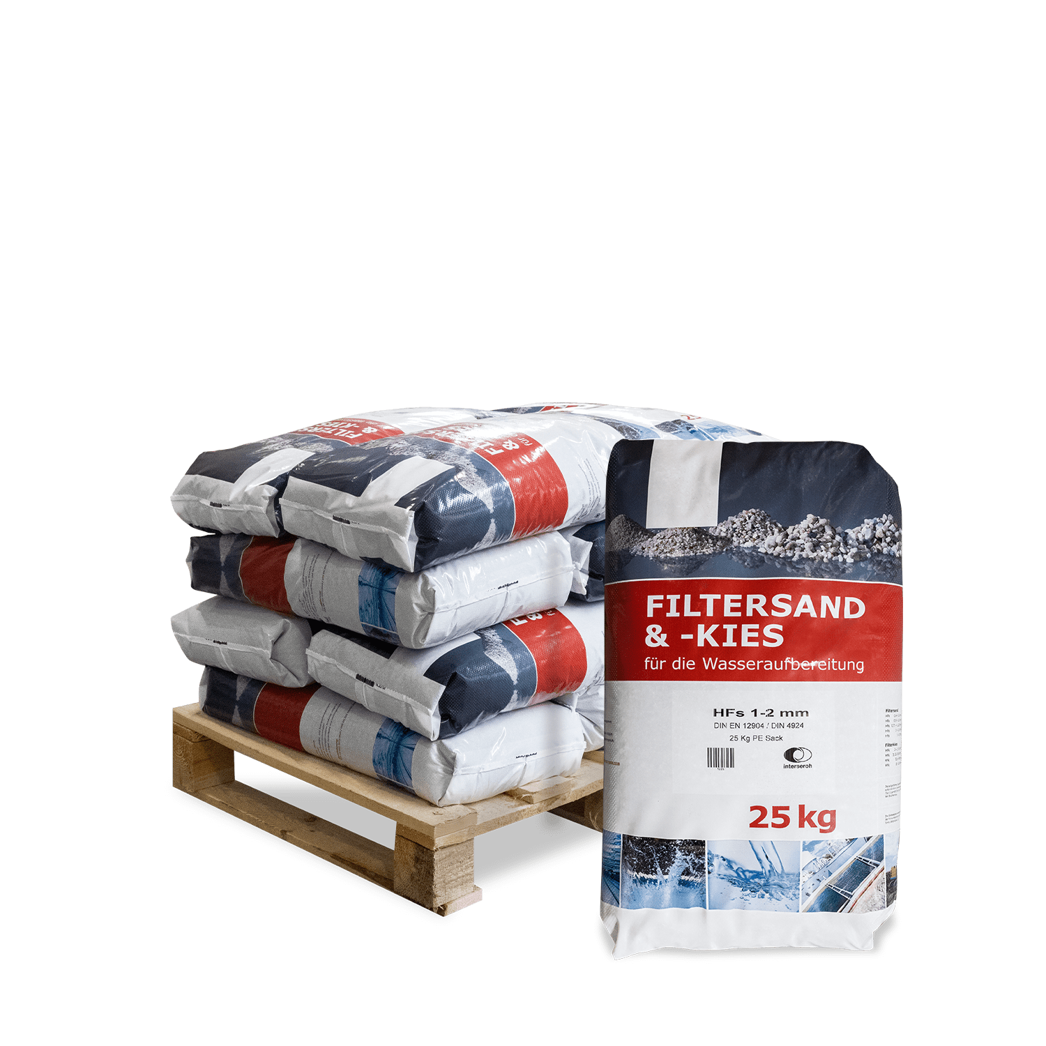 QSG25 Filtersand 25 12er Palette Verpackung min