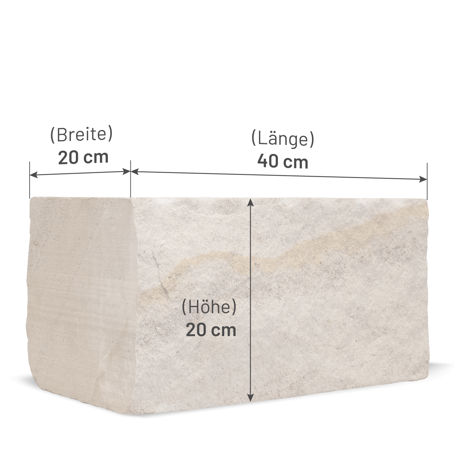 SSM10 Mauersteine Sandstein 0 Abmessung