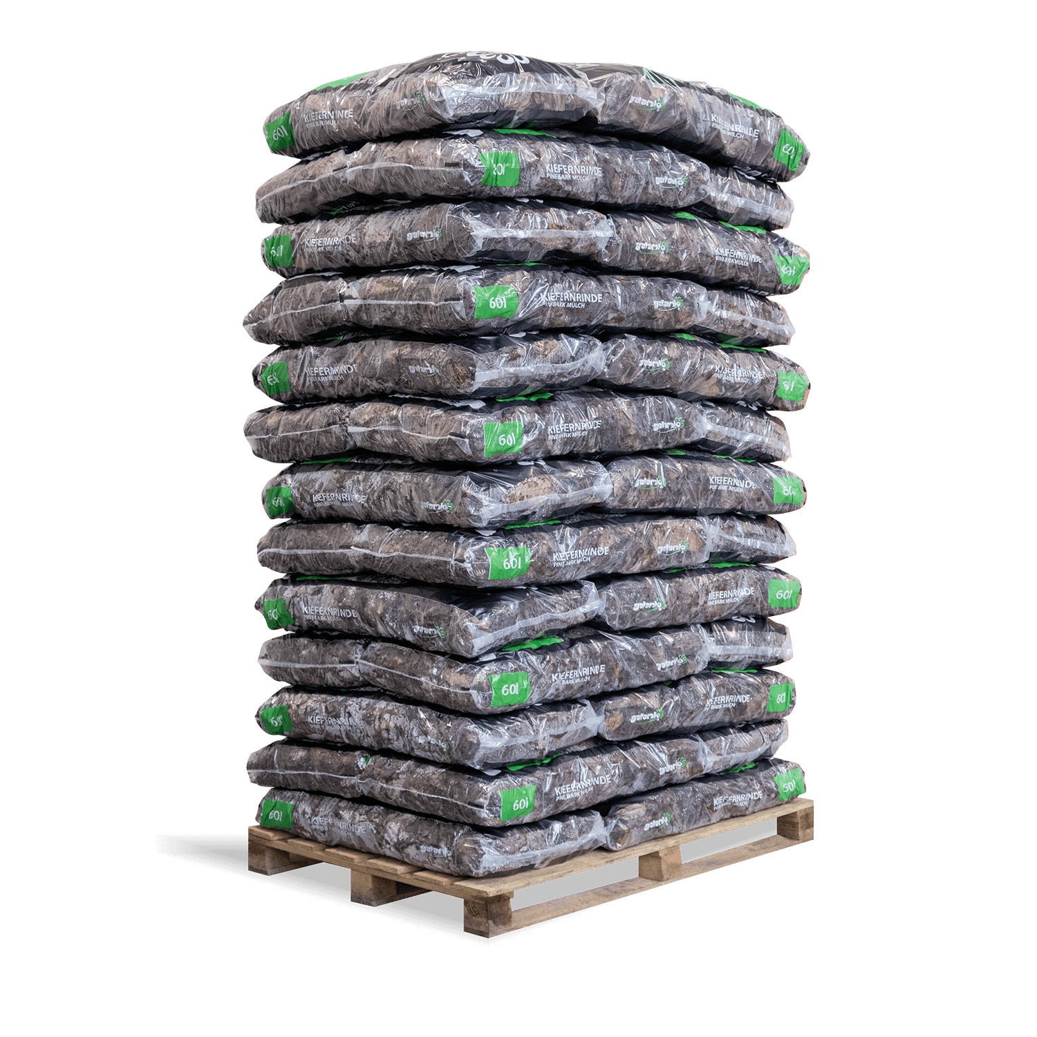 MUD60 Rindenmulch Kiefer Deko 39er Palette