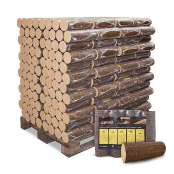 BPP10 Premium Plus Buchenholz Briketts 10kg 96er Palette Verpackung min