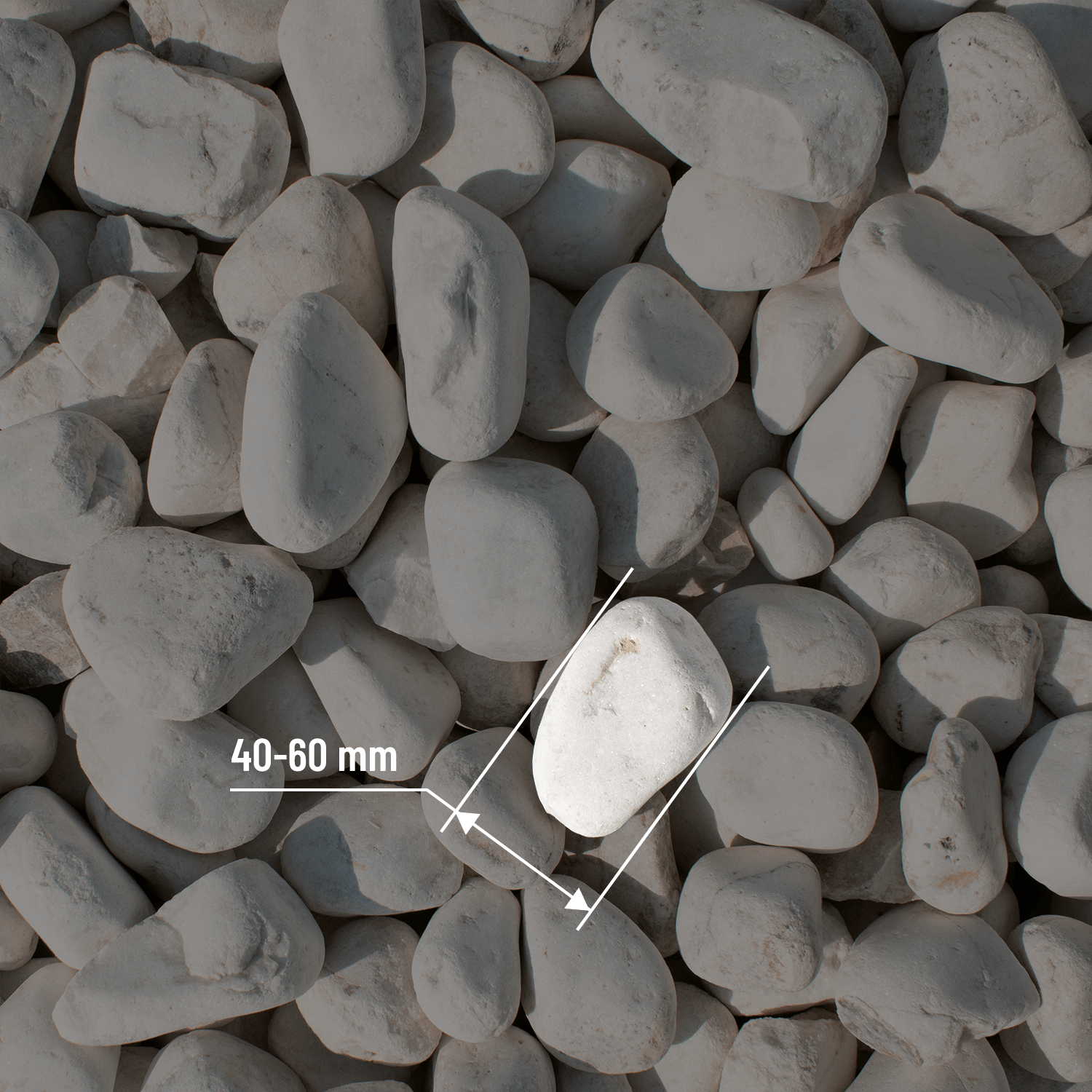 SMC10 Marmorkies 40 60mm Textur Abmessung