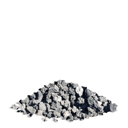 LVH25 Lavamulch Anthrazit 16 32mm Haufen