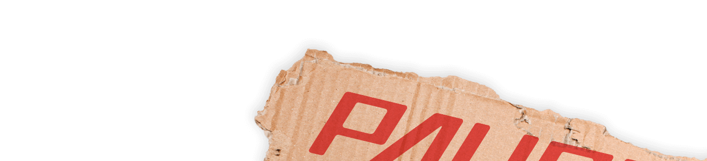 Banner für verpackungshinweis