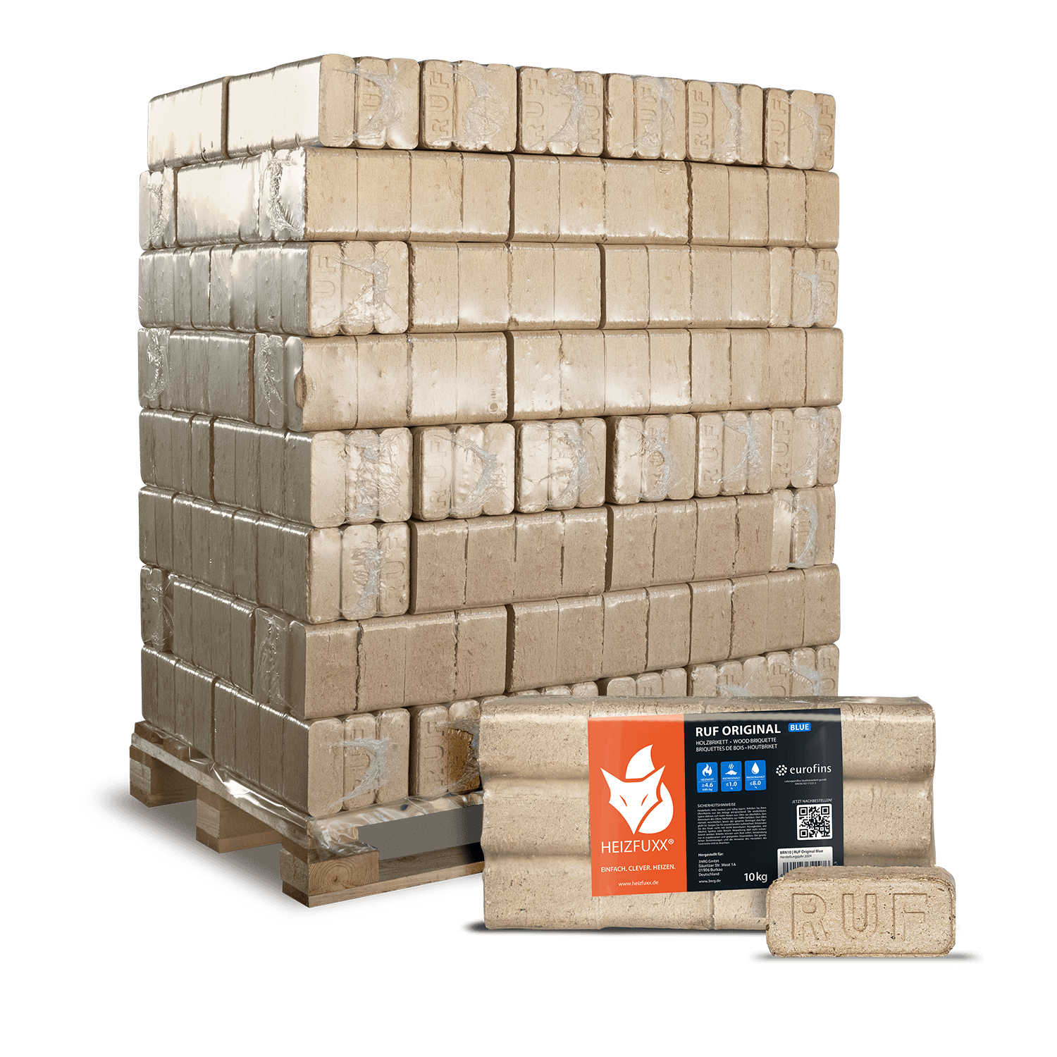 BRN10 RUF Weichholz Original blue 96er Palette Gebinde