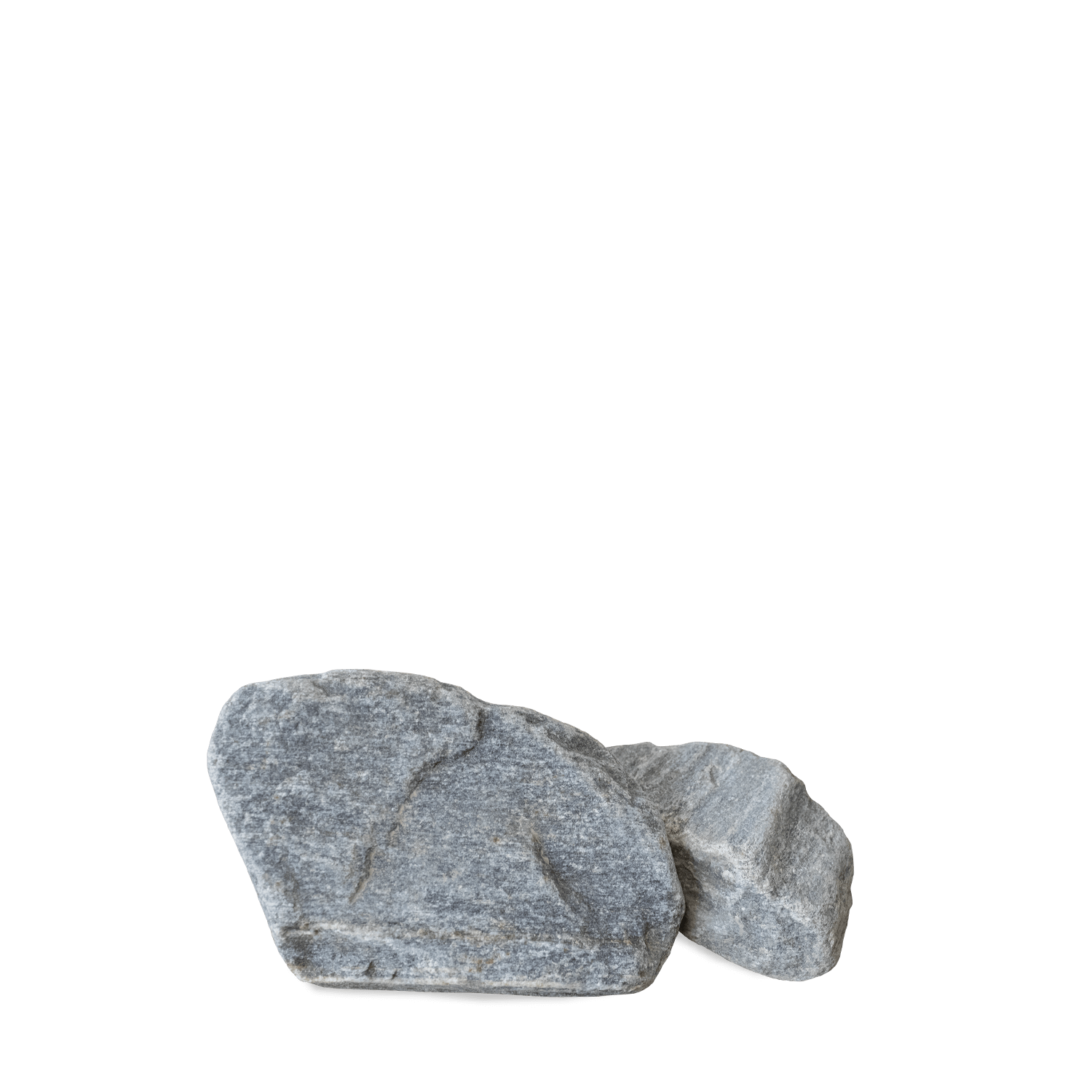 GKA10 Schotter grau getrommelt 2er Steine