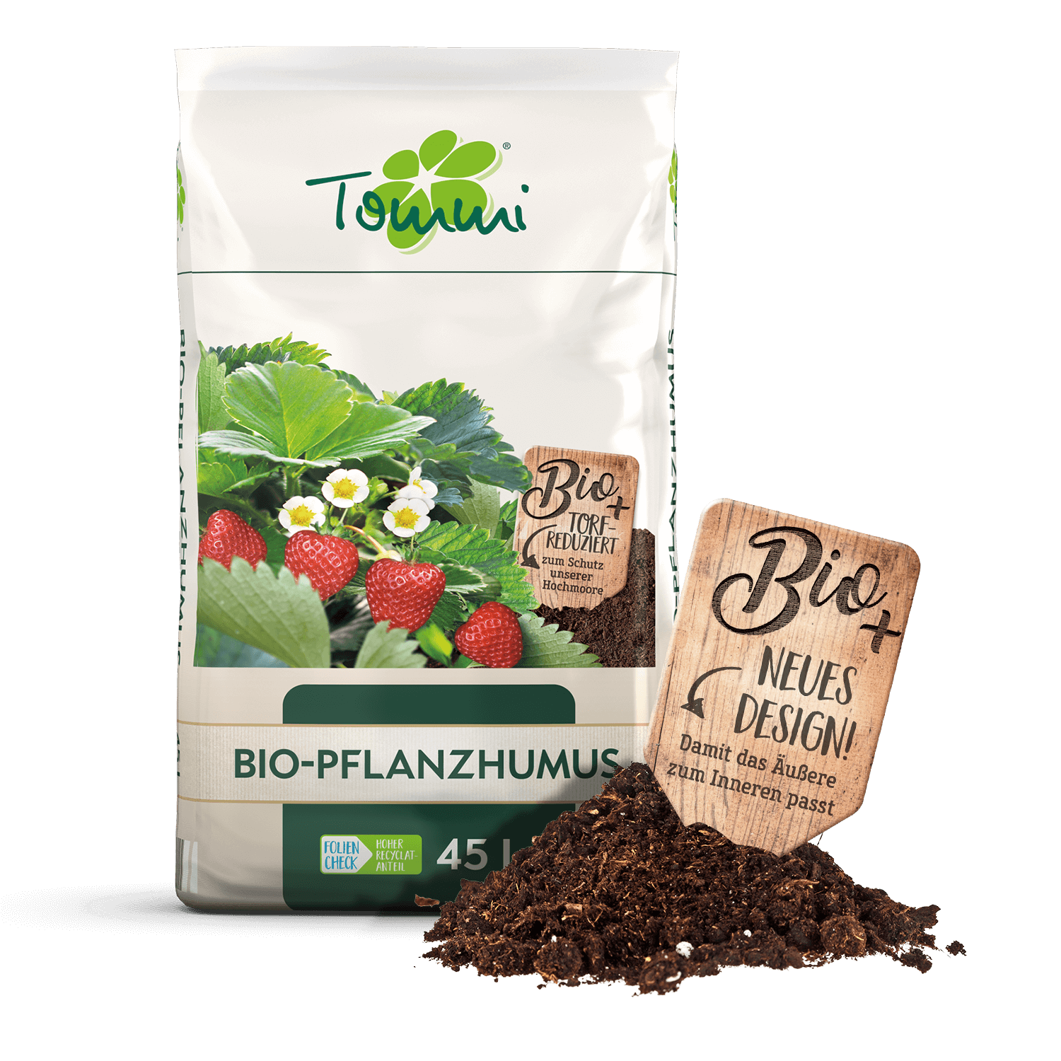 EPH45 BioPflanzhumus Verpackung Haufen rechts