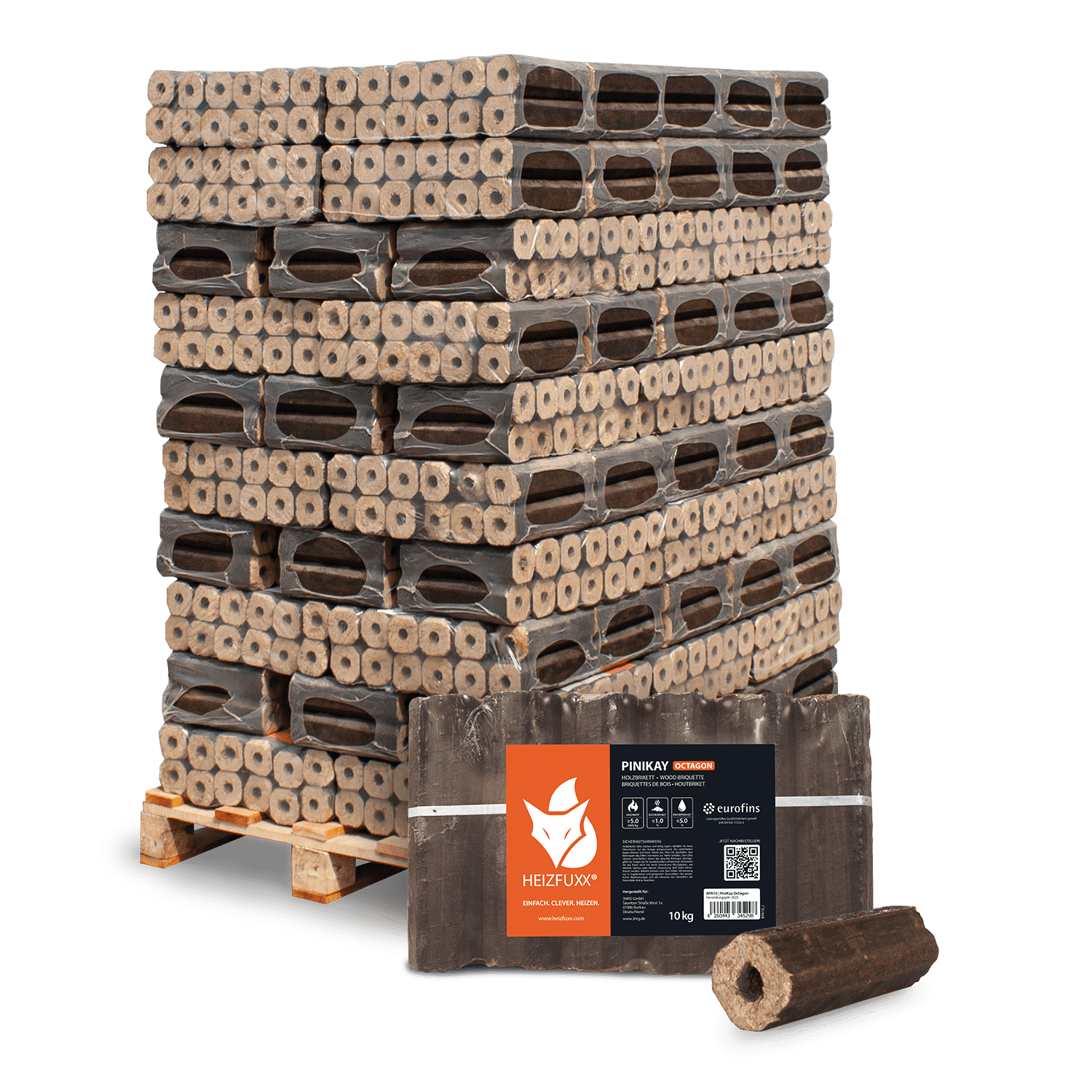 BPA10 PiniKay Hartholz Octagon 96er Palette Gebinde